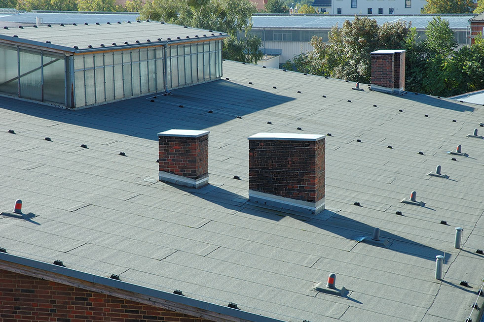 flat commercial roof